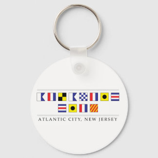 Greetings from Atlantic City Keychain