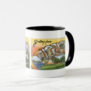 Greetings from Augusta, GA! Postcard Mug