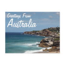 Greetings From Australia Postcard