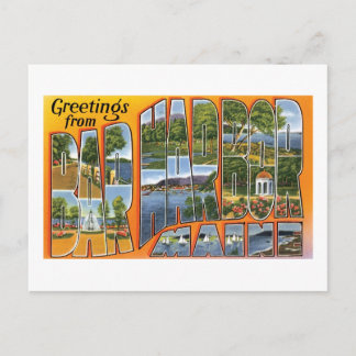 Greetings from Bar Harbor, Maine Postcard