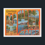 Greetings from Bar Harbor, Maine Vintage Travel Postcard<br><div class="desc">Greetings from Bar Harbor,  Maine Vintage Travel Postcard</div>