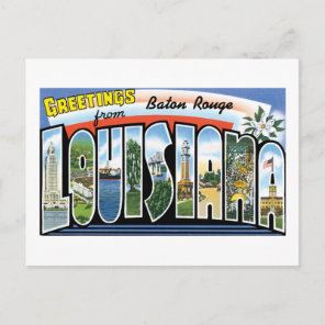 Greetings from Baton Rouge, Louisiana Postcard