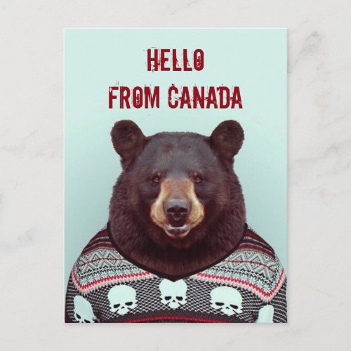 Greetings from Bear Postcard