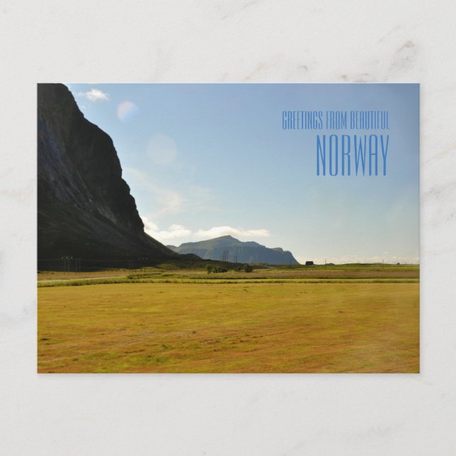 Greetings from beautiful Norway photo card (Front)