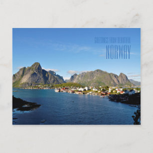 Greetings from beautiful Norway photo card
