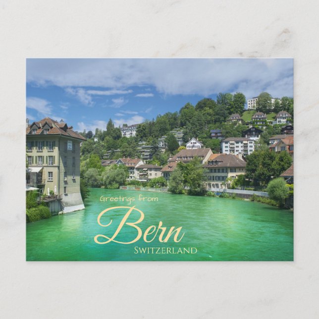 Greetings from Bern Switzerland Postcard (Front)
