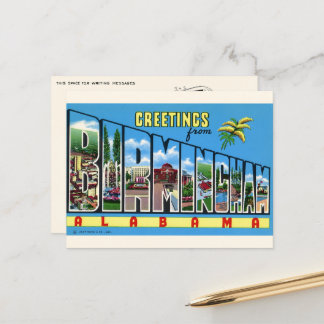 Greetings from Birmingham Postcard