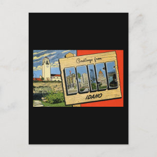 Greetings from Boise Idaho Postcard