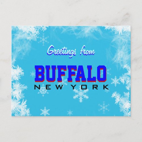Greetings from Buffalo New York postcard