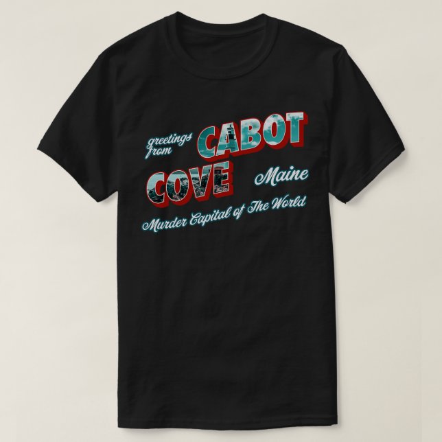 Greetings From Cabot Cove T-Shirt (Design Front)