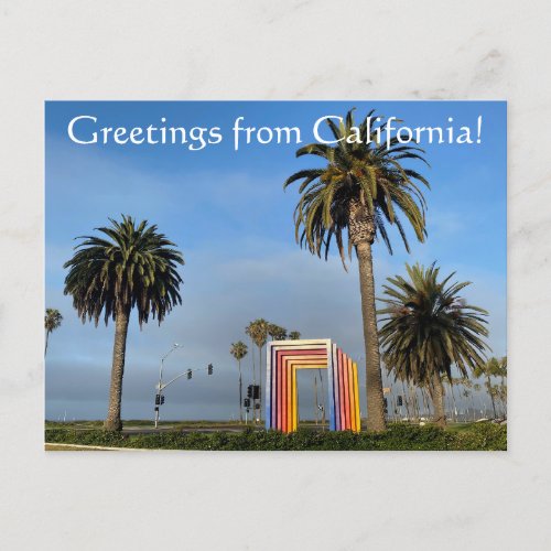 Greetings from California Chromatic Gate Postcard