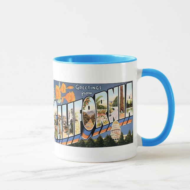 Greetings From California - Mug (Right)