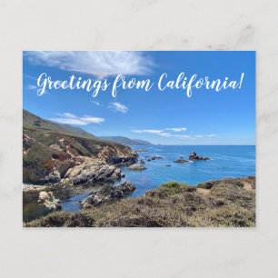 Greetings from California! Postcard