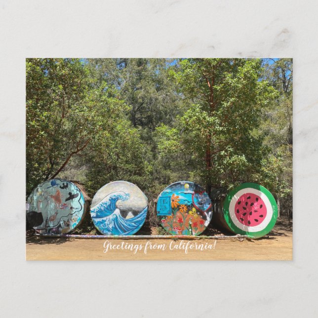 Greetings from California! Postcard (Front)