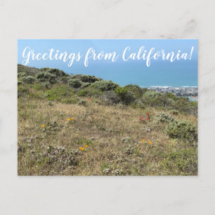 Greetings from California! Postcard