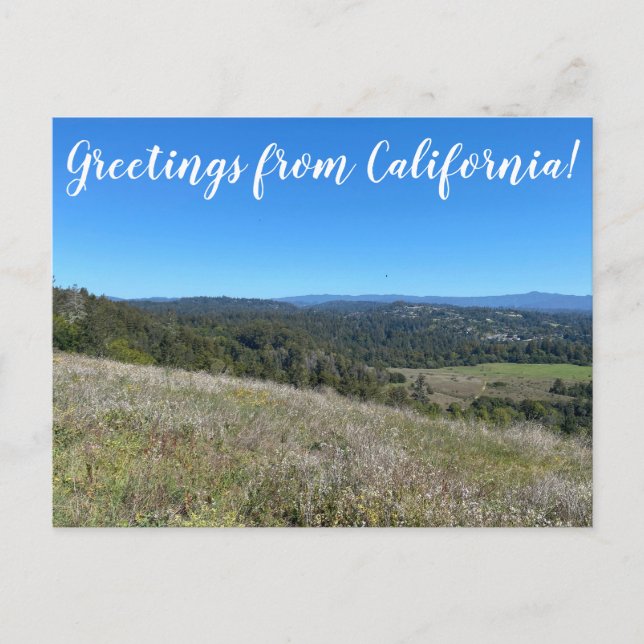 Greetings from California! Postcard (Front)