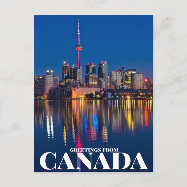 Greetings from Canada Postcard (Front)