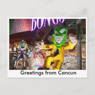 Greetings from Cancun Postcard