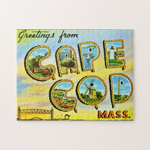 Greetings from Cape Cod Vintage Puzzle