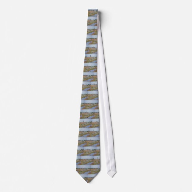 Greetings from Cape Hatteras OBX Neck Tie (Front)