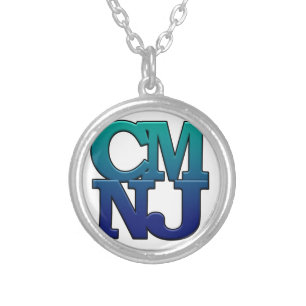 Greetings from Cape May, New Jersey Silver Plated Necklace