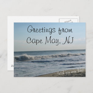 Greetings from Cape May, NJ Postcard