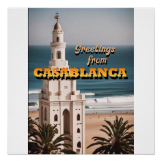 Greetings from Casablanca Poster