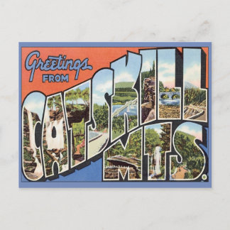 Greetings From Catskill Mountains Postcard