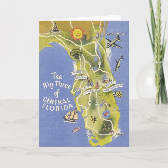 Greetings from Central Florida Card (Front)
