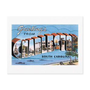 Greetings from Charleston, SC Postcard