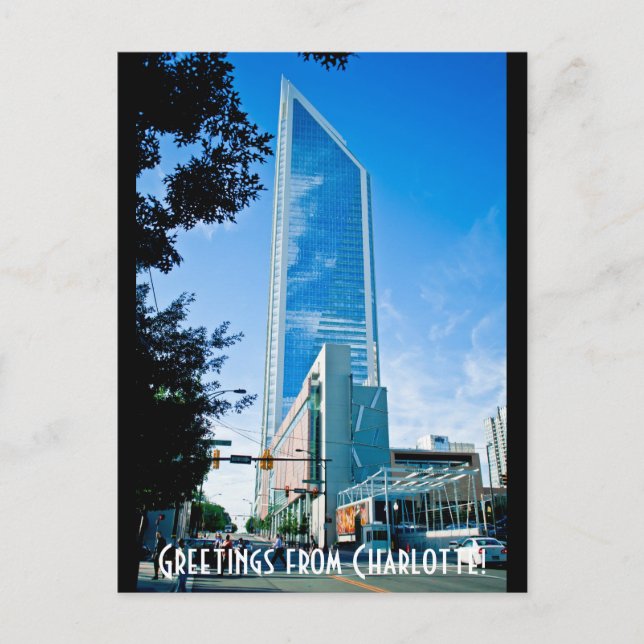 Greetings from Charlotte! Postcard (Front)