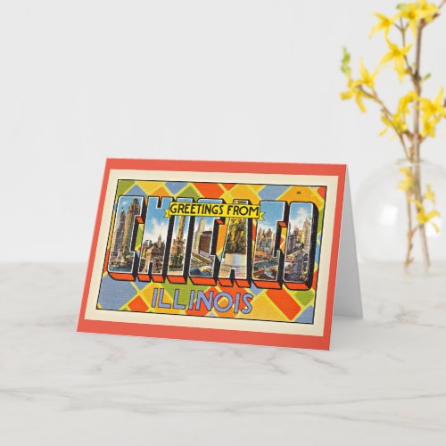 Greetings from Chicago Illinois Card