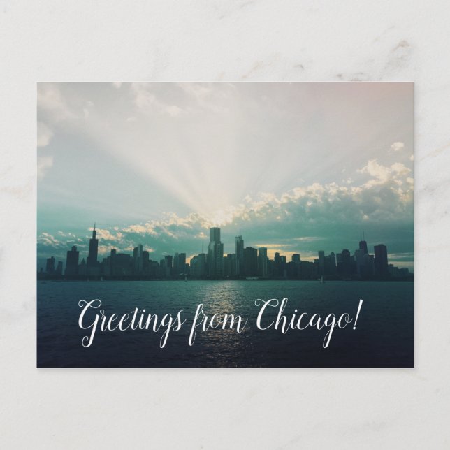 Greetings from Chicago Postcard (Front)