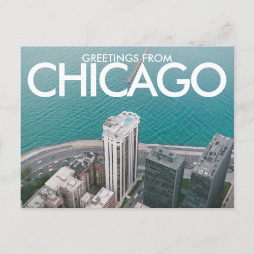Greetings from Chicago Postcard