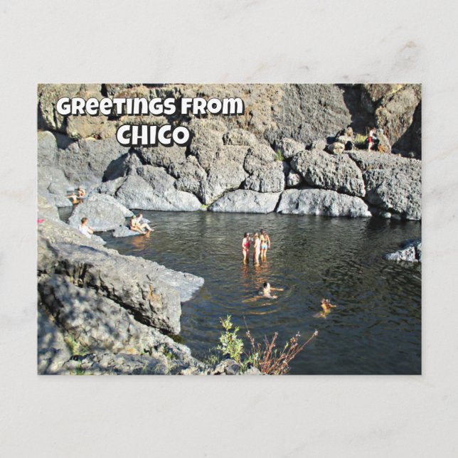 Greetings from Chico (you may change the words) Postcard (Front)