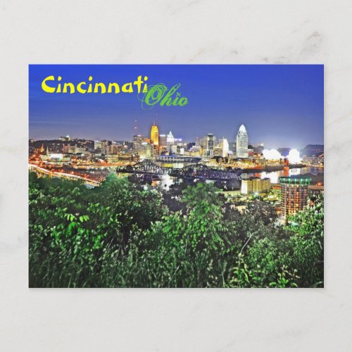 Greetings from Cincinnati Ohio  Postcard