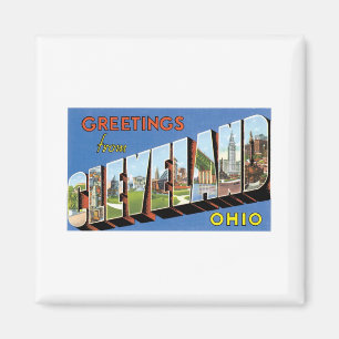 Greetings from Cleveland, Ohio Magnet