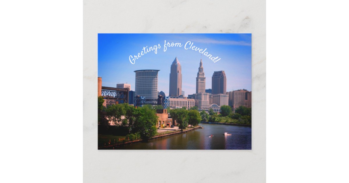 Greetings From Cleveland Postcard Zazzle