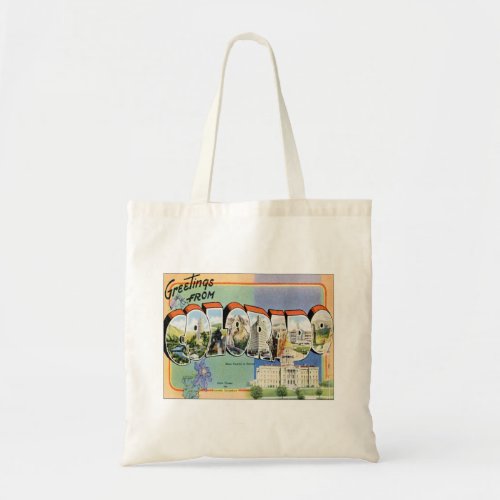 Greetings From Colorado CO Tote Bag