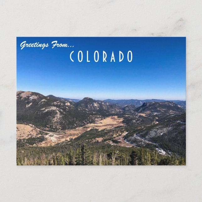 Greetings from Colorado Postcard (Front)