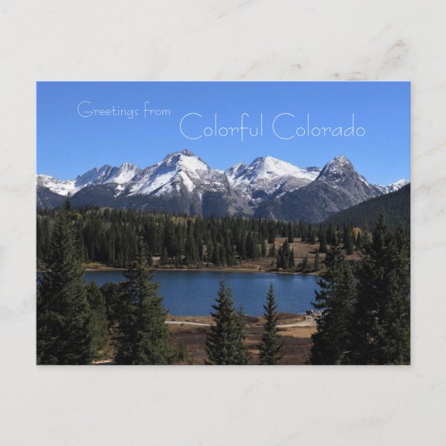 Greetings from Colorful Colorado Postcard (Front)