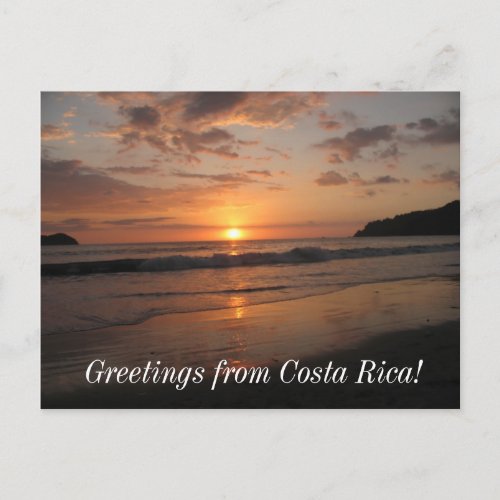 Greetings from Costa Rica Postcard