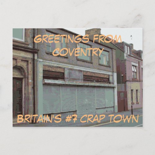 Greetings from Coventry postcard