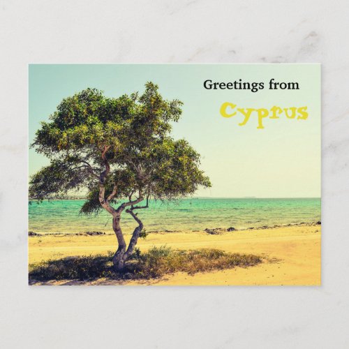 Greetings from Cyprus Postcard