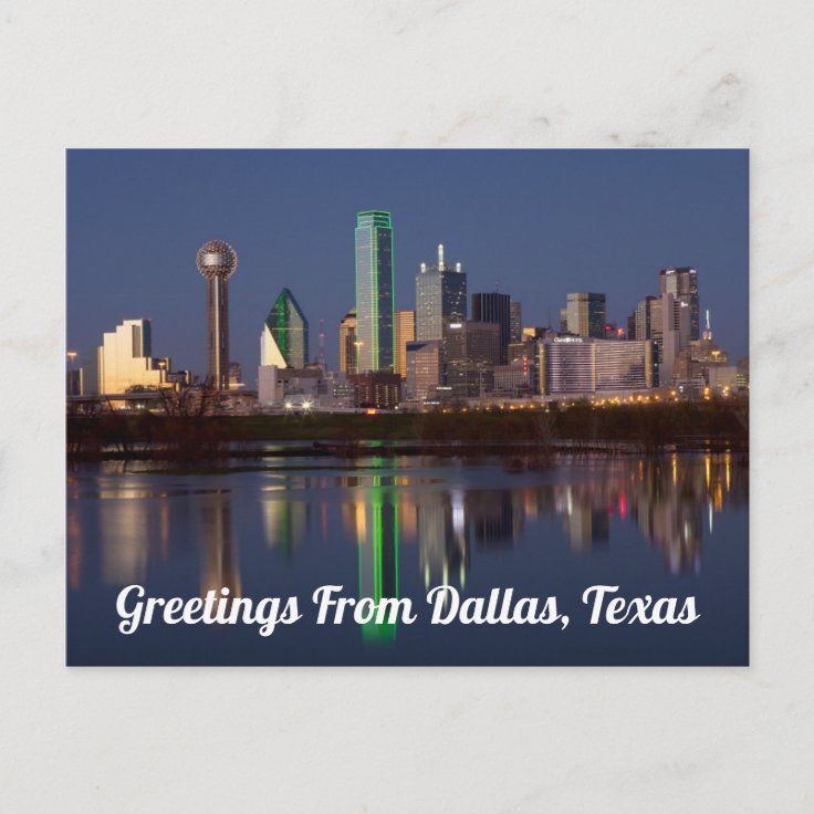 Greetings From Dallas, Texas Postcard Zazzle