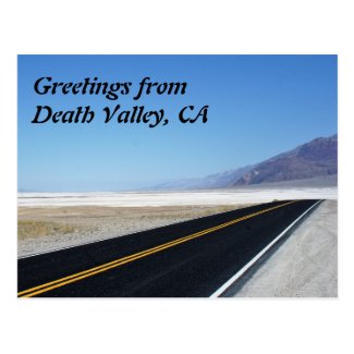 Greetings from Death Valley, CA Postcard
