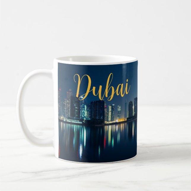 Greetings from Dubai City Coffee Mug Scenic   (Left)