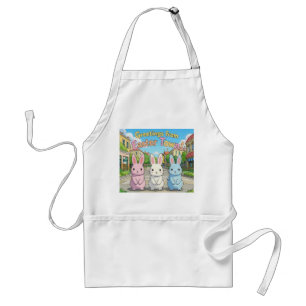 Greetings from Easter Town Celebration Adult Apron