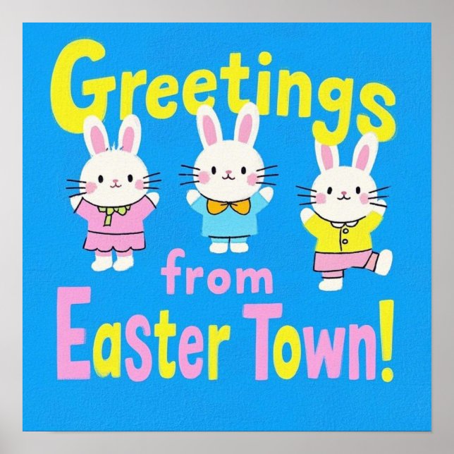 Greetings from Easter Town  Poster (Front)