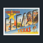 Greetings from El Paso, Texas Vintage Travel Postcard<br><div class="desc">Greetings from El Paso,  Texas Vintage Travel Postcard</div>